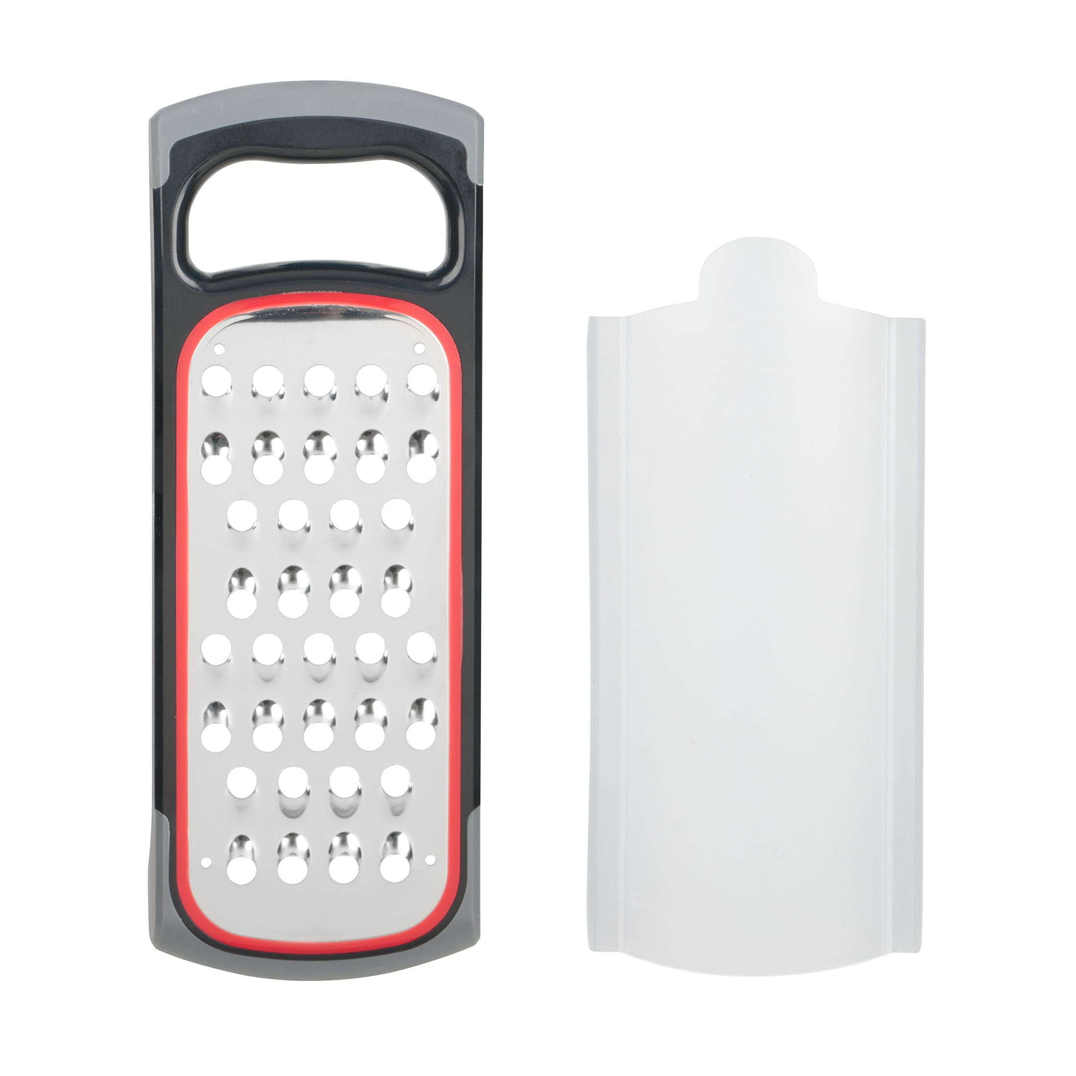Mainstays Stainless Steel Bowl Grater with Protective Sleeve, Black