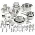 thumbnail image 1 of Mainstays Stainless Steel Cookware and Kitchen Combo Set, 1 of 17