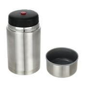 Mainstays Food Jar Insulated Food Storage Container, Stainless Steel, 27oz, Perfect for School Lunches and Activities to Keep Meals Hot or Cold