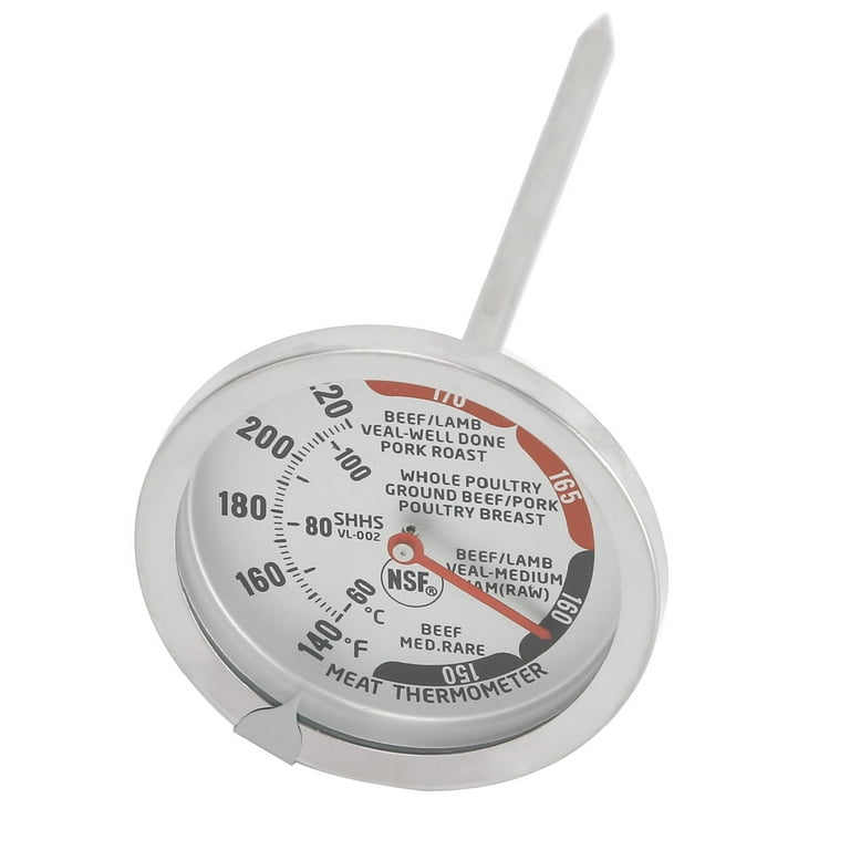 Mainstays Stainless Steel Meat Thermometer, Oven Thermometer with