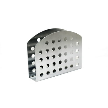 Mainstays Stainless Steel Slim Napkin Holder, Dot Pattern