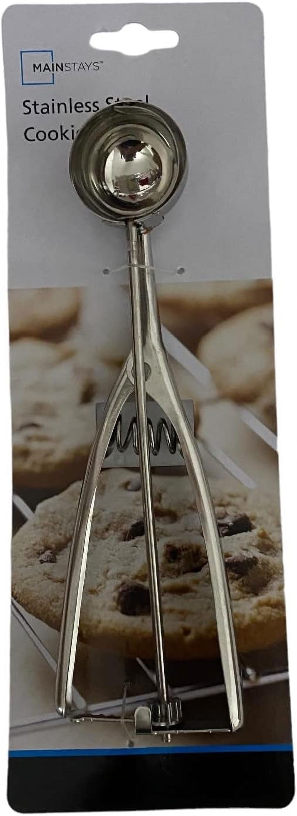 Stainless Steel Ice Cream Scoop with Trigger - #8 Stainless Steel Ice Scoops for Cookie Dough Measuring Scoops Metal Cup Cake Makers- 4 oz Portion