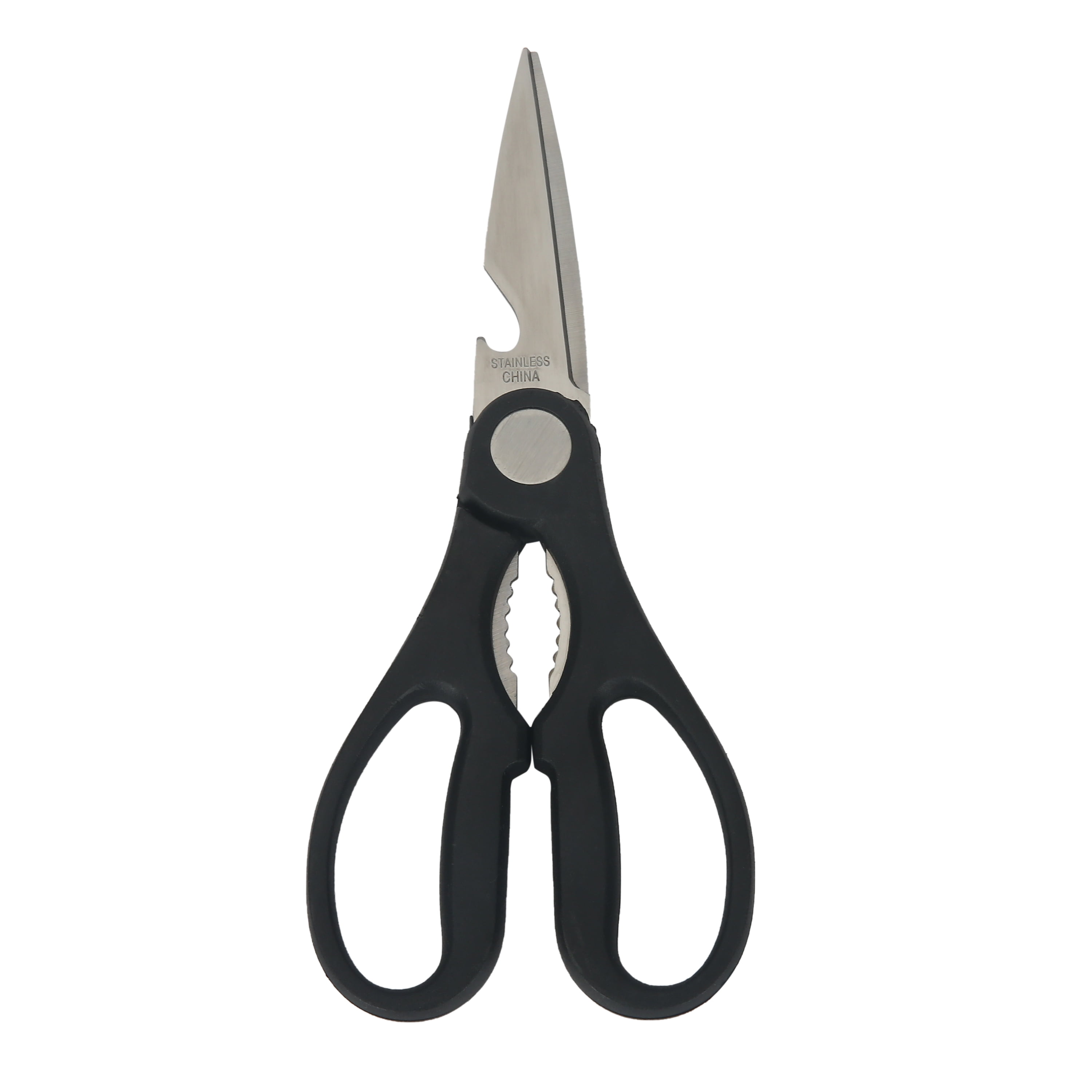 Green Bell Utility Kitchen Scissors G-2033 (Black) Longer Blade