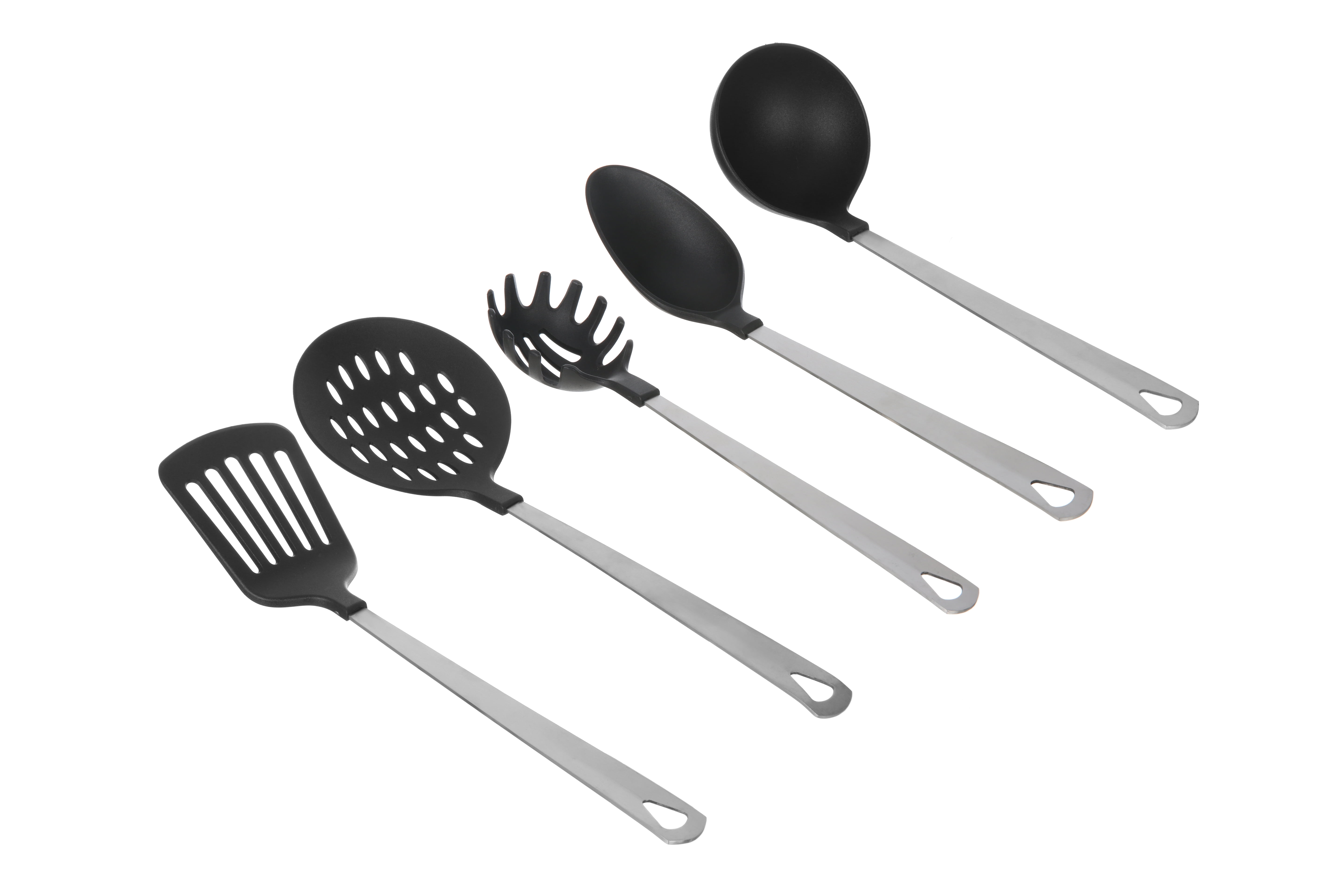 Mainstays Stainless Steel and Nylon Gadget Set, 5 Piece
