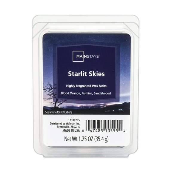 Mainstays Starlit Skies Scent 6 Cube Wax Melt, 1.25 oz