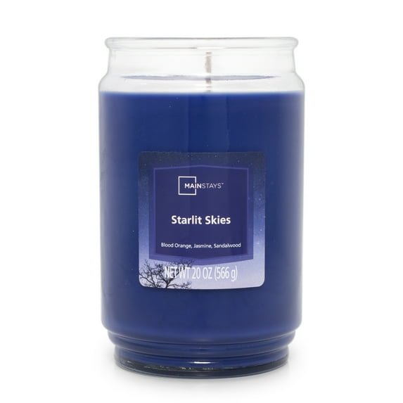 Mainstays Starlit Skies Scented Single Wick Candle, 20 oz.