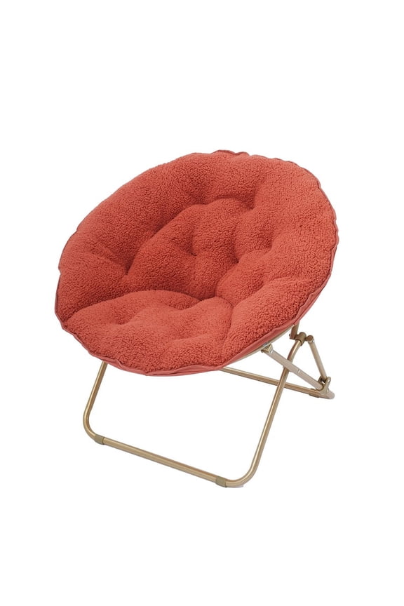 Steel Padded Folding & Stacking Chairs, Red Canyon