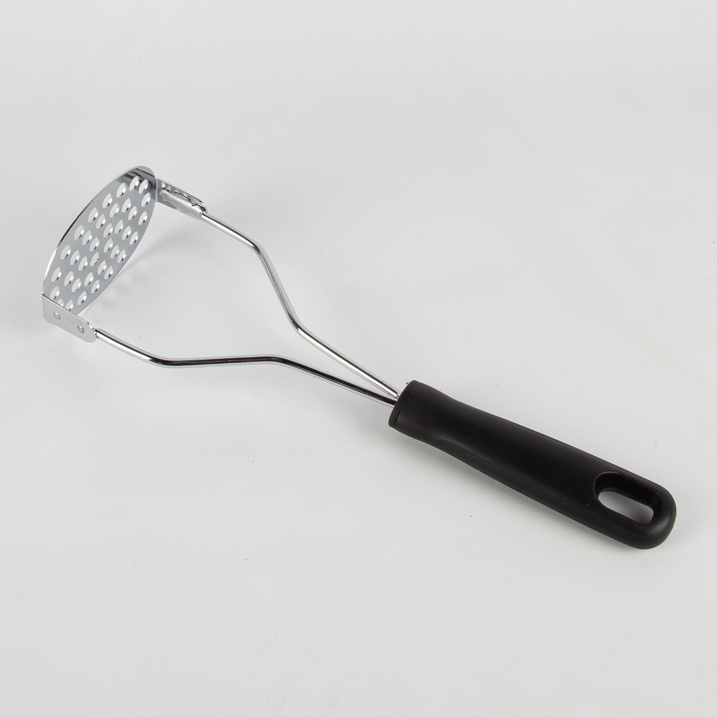Mainstays Steel Potato Masher, Meal Head, Soft-Touch Nylon Black Handle - Walmart.com