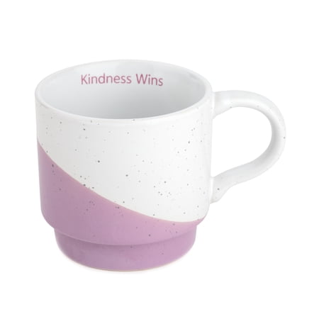 Mainstays Stoneware Coffee Mug, 15 fl oz, Dipped Purple