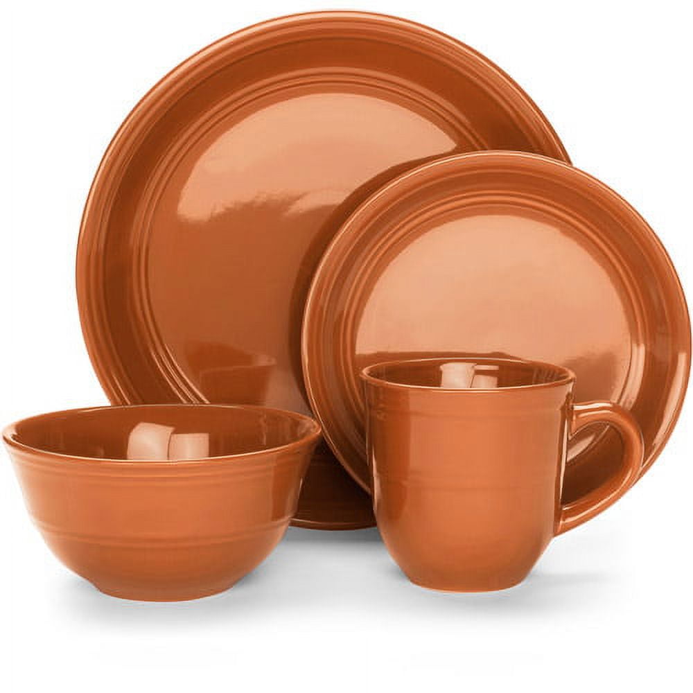 Mainstays Stoneware Dinnerware Set, 16 Piece