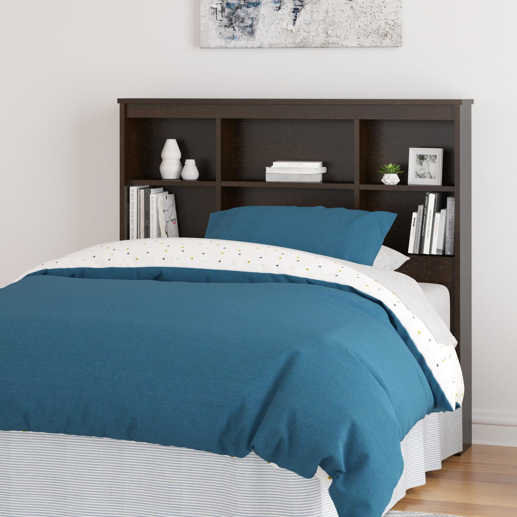 Mainstays Storage Headboard, Multiple Colors and Multiple Sizes