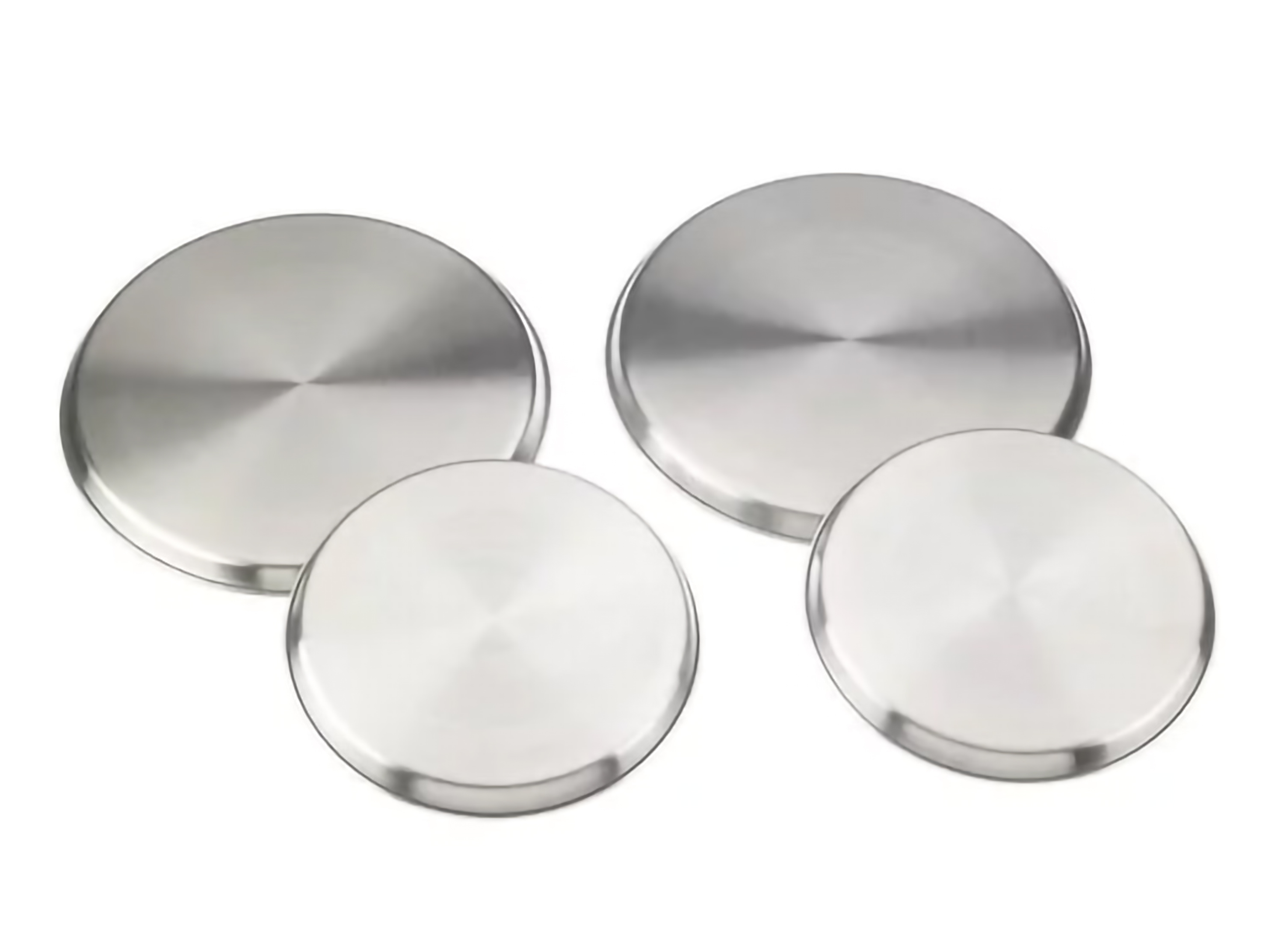 Mainstays Stove Burner Covers, 4 Piece Set, Stainless Steel, Silver - image 1 of 13