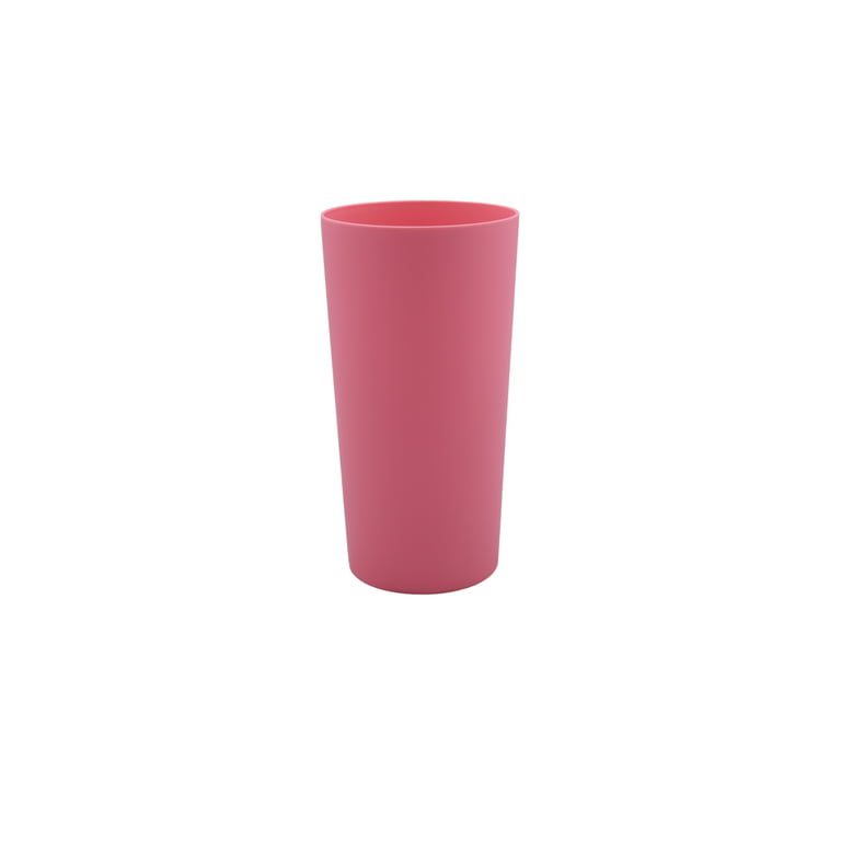 Mainstays 26-Ounce Plastic Tumbler with Straw, Multi Color