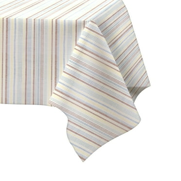 Mainstays Stripe Multicolor Tablecloth, 60" x 84" Rectangle