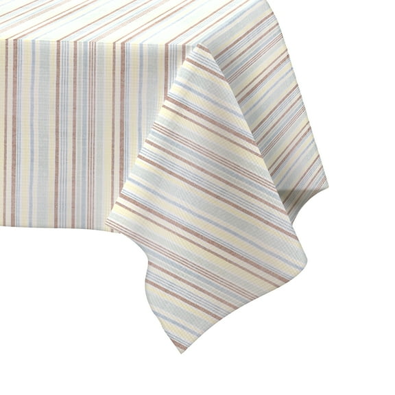 Mainstays Stripe Multicolor Tablecloth, 60" x 84" Rectangle
