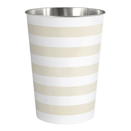 Mainstays Stripe Wastebasket