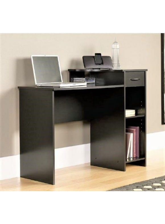 Mainstays Student Desk with Easy-glide Drawer, Blackwood Finish