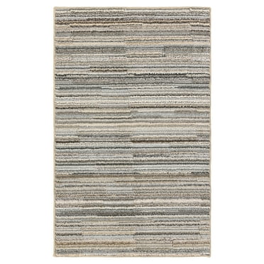 Mainstays Studio Plush Pixel Tan/Gray Indoor Accent Rug, 30" x 48"