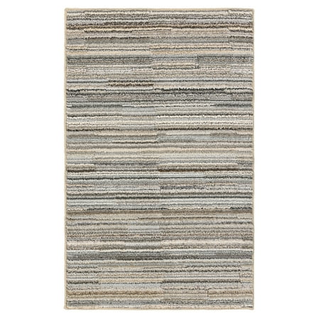Mainstays Studio Plush Pixel Tan/Gray Indoor Accent Rug, 30" x 48"