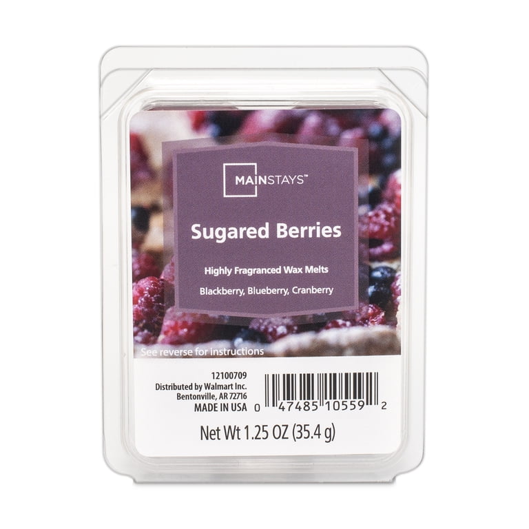 Mainstays Sugared Berries Wax Melts 1.25 oz with Raspberries