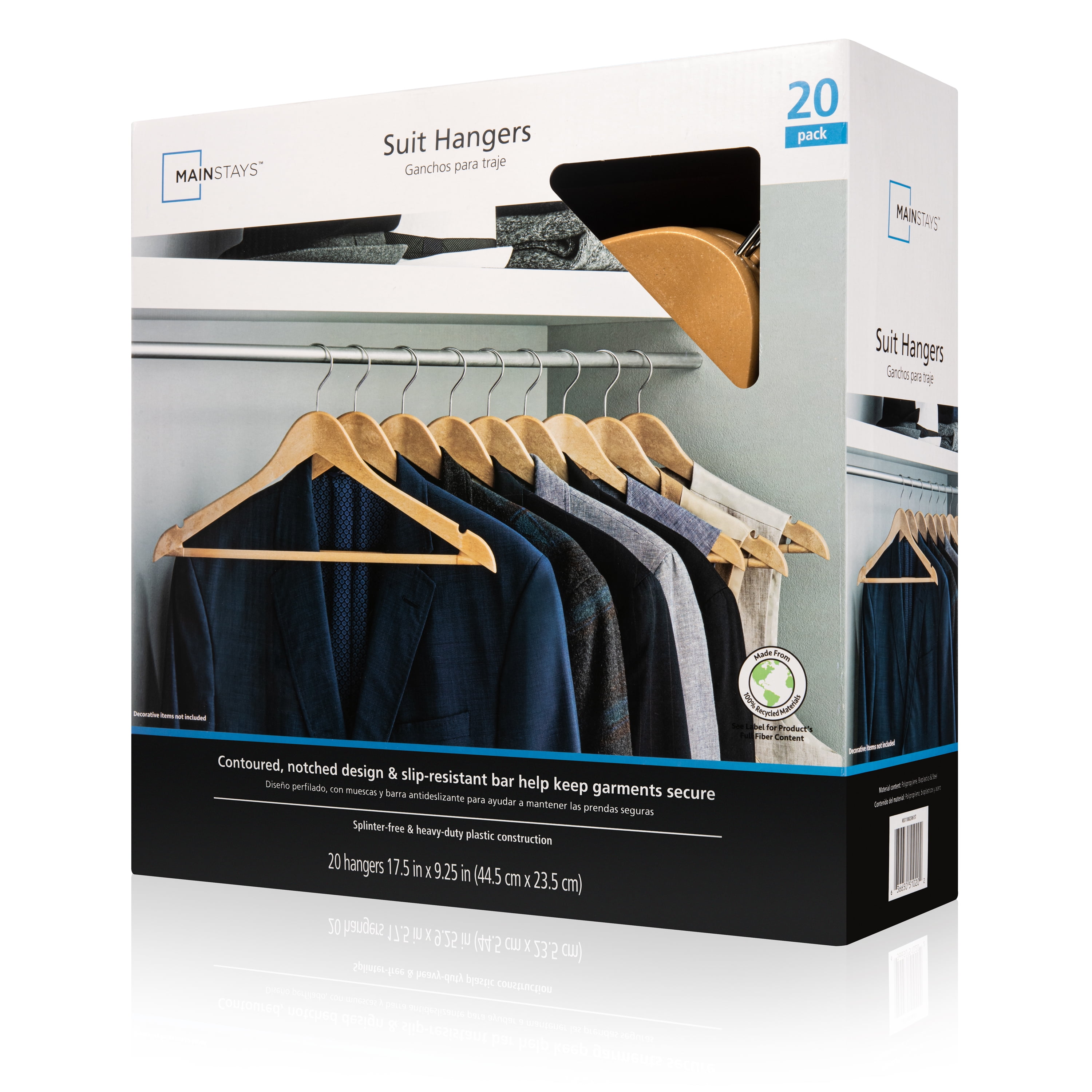Standard Plastic Hangers Japanese-style Durable Shirt Hangers for Laundry  and Everyday Use
