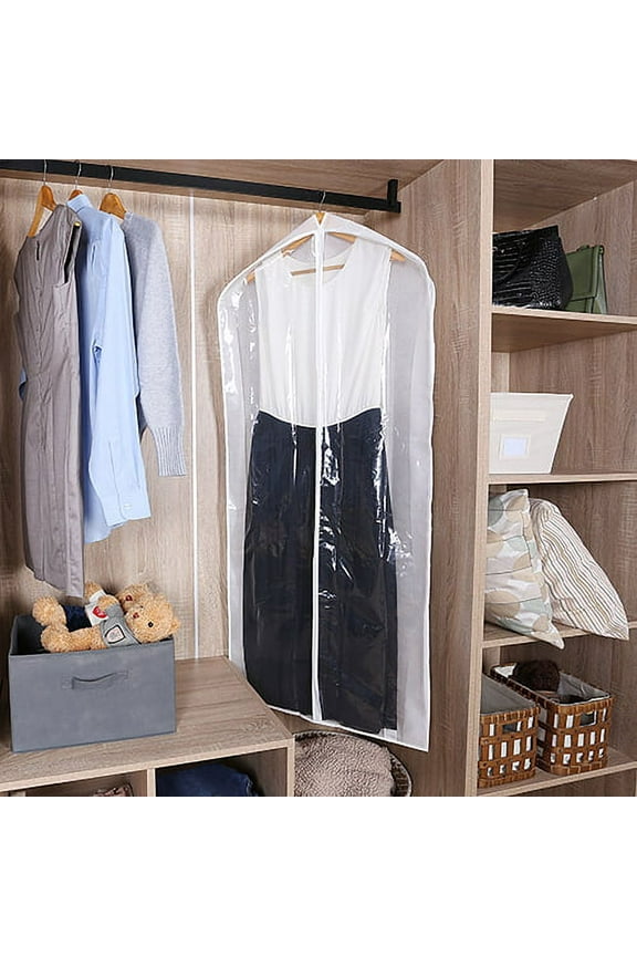 Suit and Dress Hanging Bag, Arctic White / Non-Woven