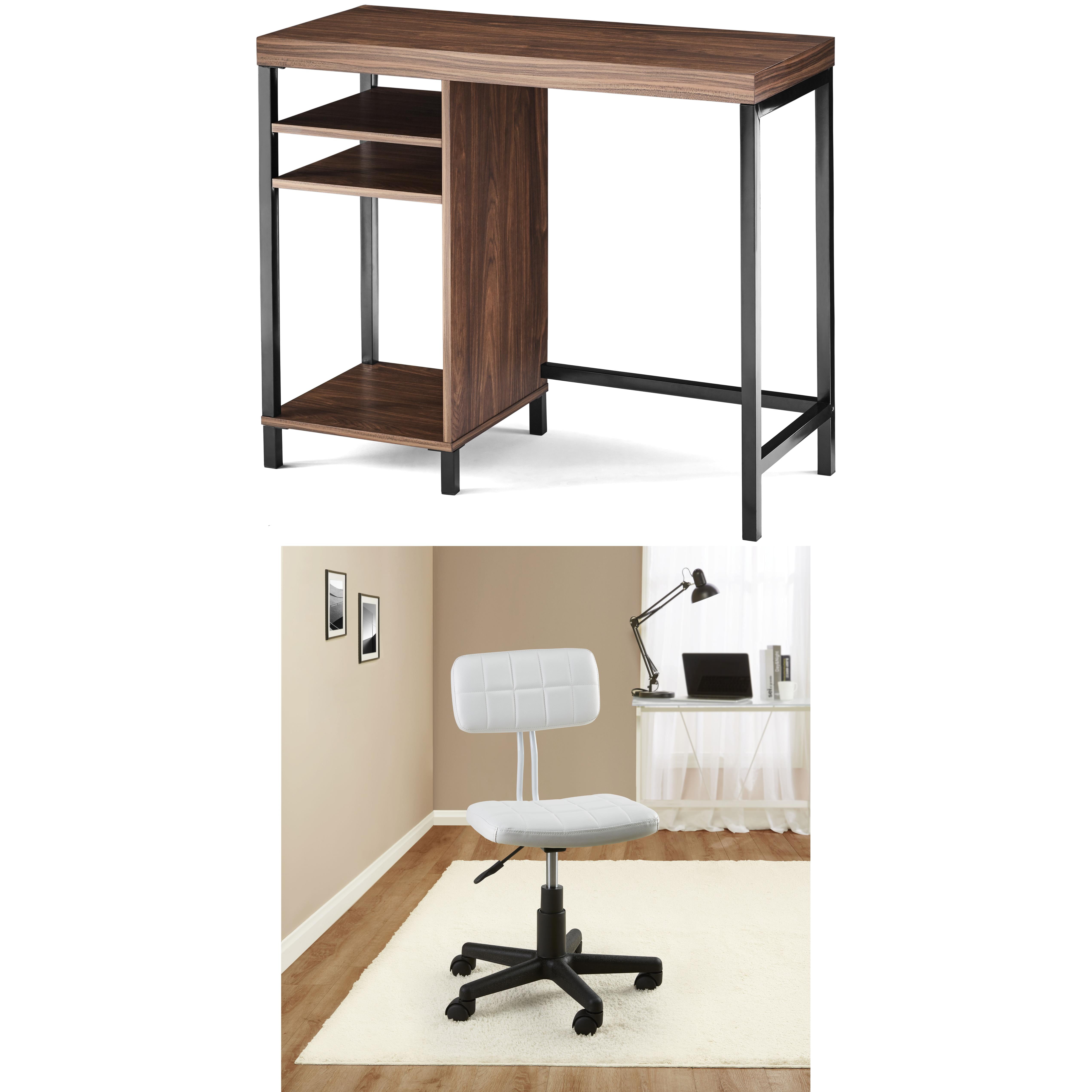 Mainstays Sumpter Park Cube Storage Computer Desk and Mainstays