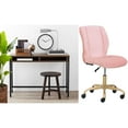 thumbnail image 1 of Mainstays Sumpter Park Student Desk and Mainstays Plush Velvet Office Chair Set, 1 of 3