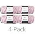 Mainstays Super Bulky Acrylic Mauve Yarn, 26 yd (4 Pack)