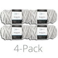 thumbnail image 1 of Mainstays Super Bulky Acrylic Silver Yarn, 26 yd (4 Pack), 1 of 6