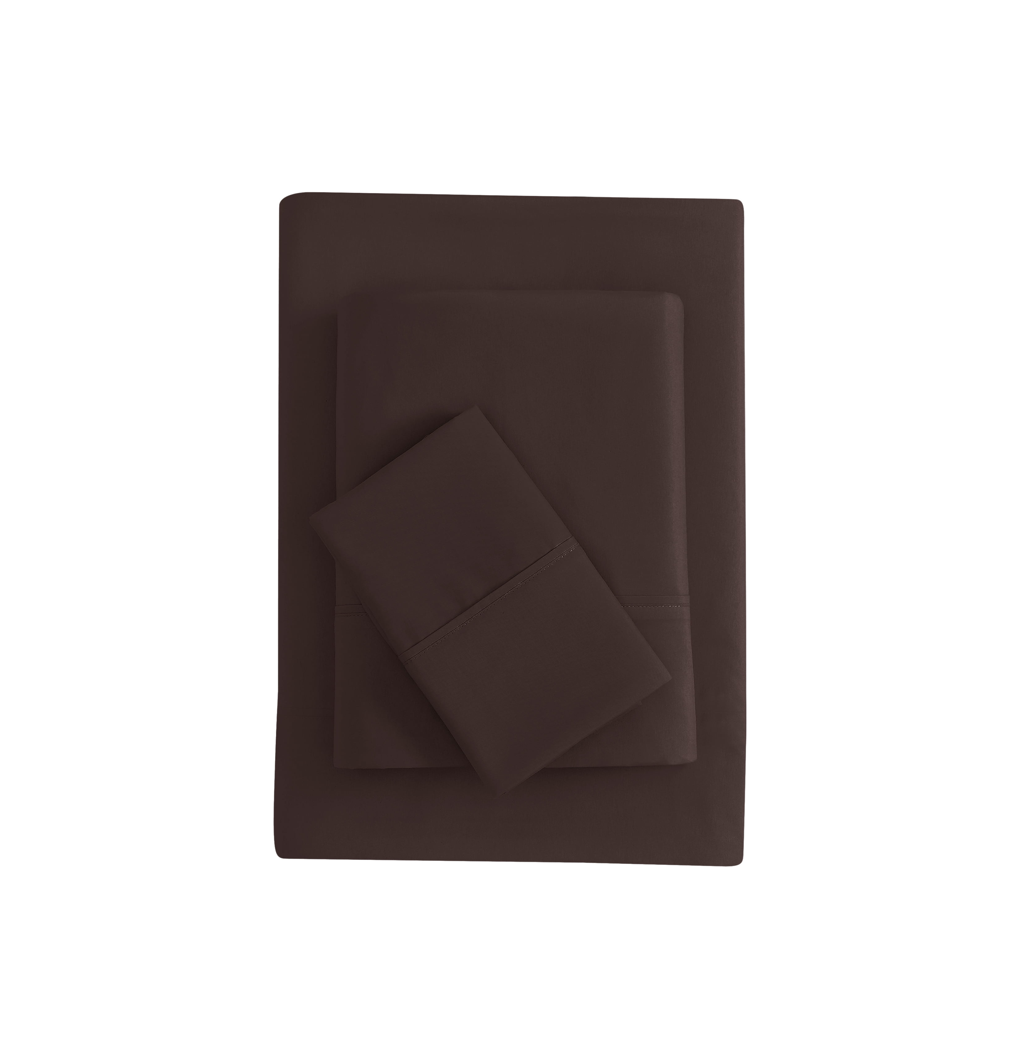Mainstays Super Soft Brushed Microfiber Bed Sheet Set, Caffeine Brown, Twin-XL, 3 Piece