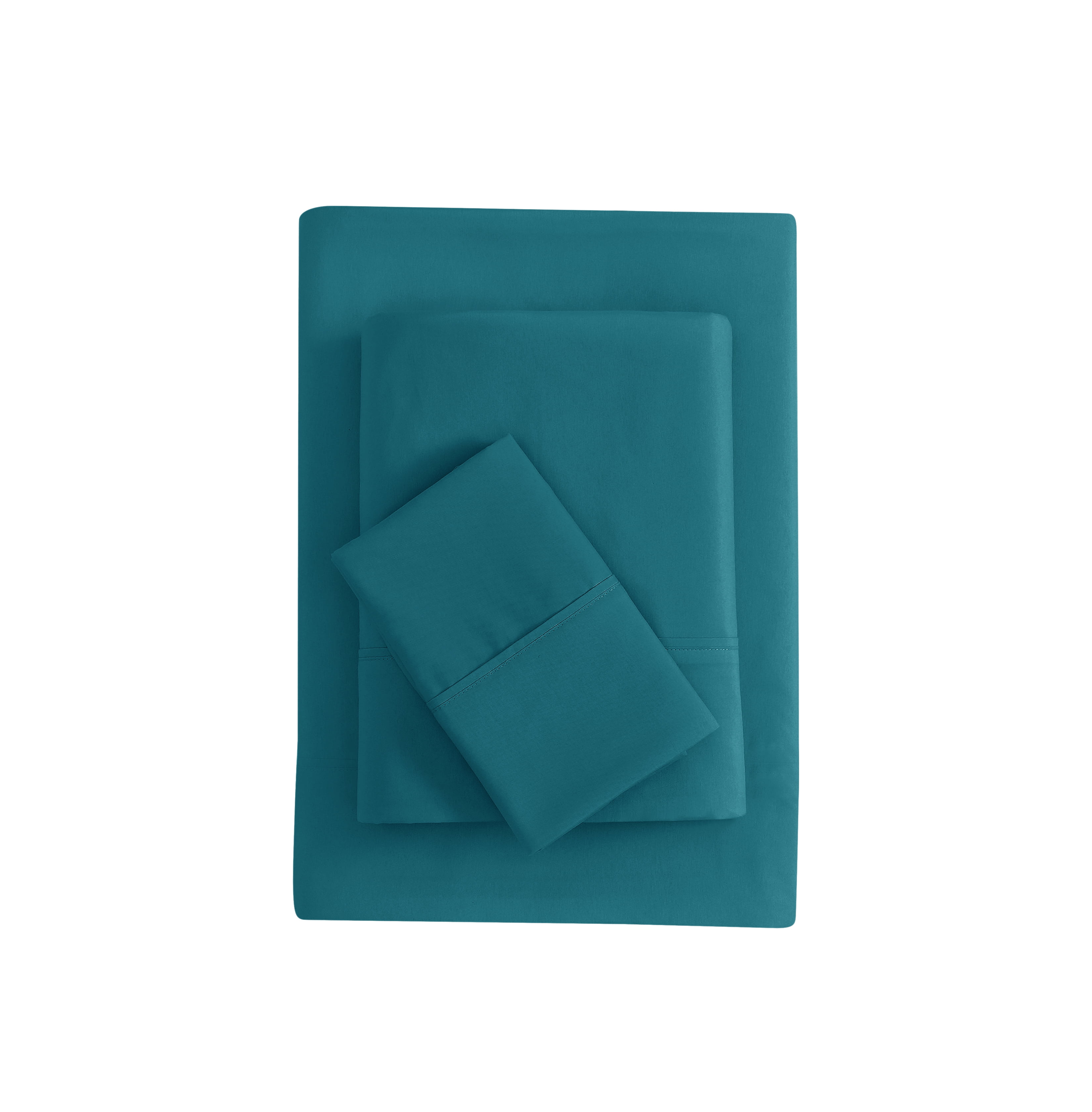 Mainstays Super Soft Brushed Microfiber Bed Sheet Set, Dark Teal, Twin-XL, 3 Piece