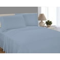 thumbnail image 1 of Mainstays Super Soft Brushed Microfiber Bed Sheet Set, Full, Placid Blue, 4 Piece, 1 of 12