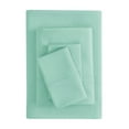 thumbnail image 1 of Mainstays Super Soft Brushed Microfiber Bed Sheet Set, Green Mint, Full, 4 Piece, 1 of 13