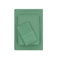 thumbnail image 1 of Mainstays Super Soft Brushed Microfiber Bed Sheet Set, Green Sage Embossed Stripe, Twin-XL, 3 Piece, 1 of 13