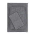 thumbnail image 1 of Mainstays Super Soft Brushed Microfiber Bed Sheet Set, Grey Embossed Hayden Paisley, Twin-XL, 3 Piece, 1 of 13