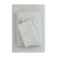 thumbnail image 1 of Mainstays Super Soft Brushed Microfiber Bed Sheet Set, Grey Stria, King, 4 Piece, 1 of 13