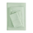 thumbnail image 1 of Mainstays Super Soft Brushed Microfiber Bed Sheet Set, Light Green, Full, 4 Piece, 1 of 13
