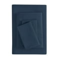 thumbnail image 1 of Mainstays Super Soft Brushed Microfiber Bed Sheet Set, Navy Blue, Queen, 4 Piece, 1 of 13