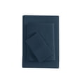 thumbnail image 1 of Mainstays Super Soft Brushed Microfiber Bed Sheet Set, Navy Blue, Twin-XL, 3 Piece, 1 of 13