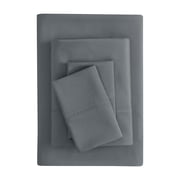 Mainstays Super Soft Brushed Microfiber Bed Sheet Set, Soothing Gray, Full, 4 Piece