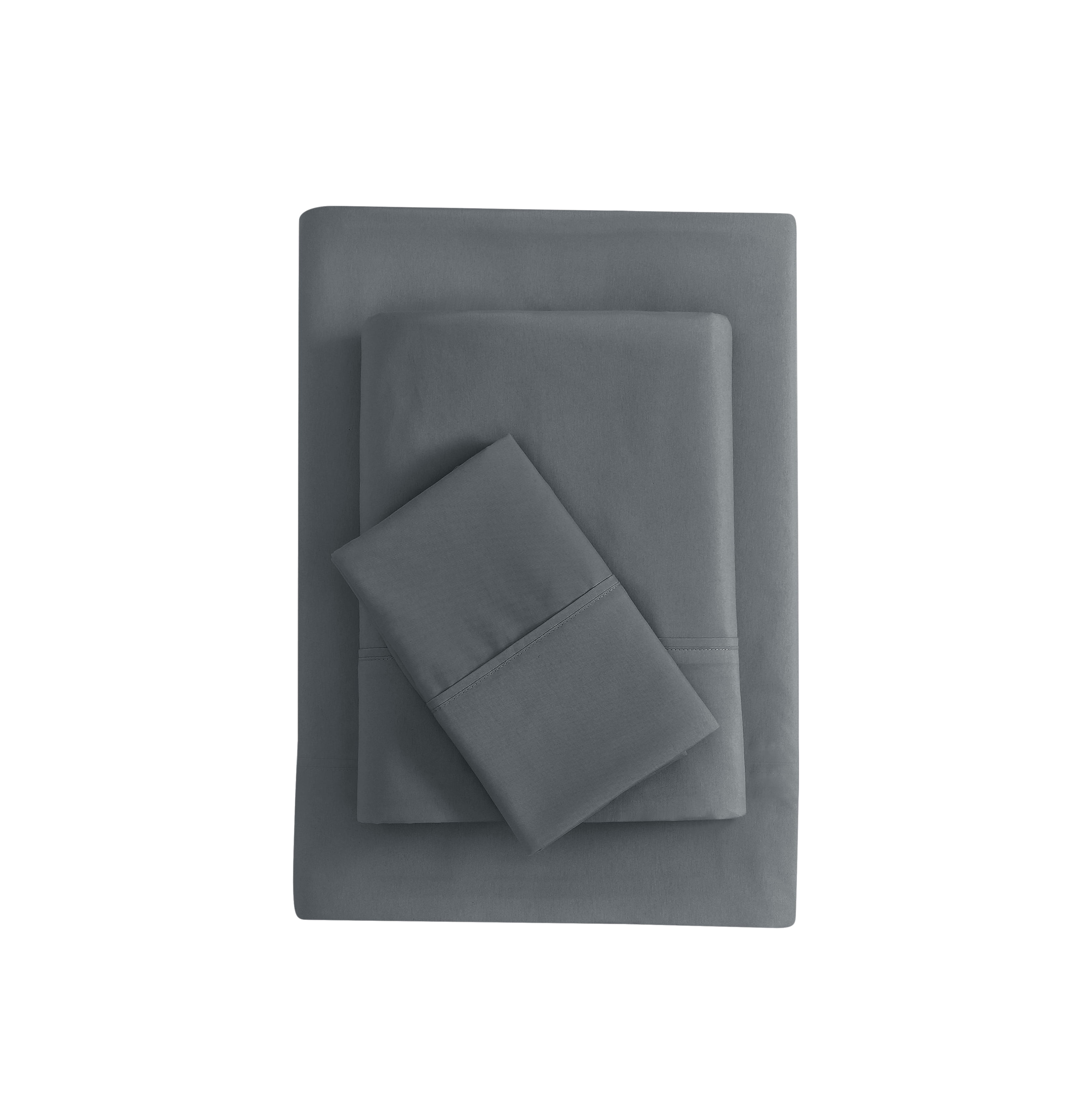 Mainstays Super Soft Brushed Microfiber Bed Sheet Set, Soothing Gray, Twin-XL, 3 Piece