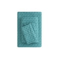 thumbnail image 1 of Mainstays Super Soft Brushed Microfiber Bed Sheet Set, Teal Medallion, King, 4 Piece, 1 of 13