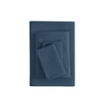 thumbnail image 1 of Mainstays Super Soft Brushed Microfiber Bed Sheet Set, Washed Dark Blue, King, 4 Piece, 1 of 13