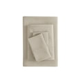 thumbnail image 1 of Mainstays Super Soft Brushed Microfiber Bed Sheet Set, Washed Tan, King, 4 Piece, 1 of 13