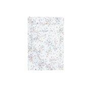 Mainstays Super Soft Brushed Microfiber Bed Sheet Set, White Floral, Full, 4 Piece