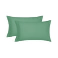 thumbnail image 1 of Mainstays Super Soft Brushed Microfiber Pillowcase Set, Green Sage, Standard/Queen, 2 Piece, 1 of 7
