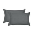 thumbnail image 1 of Mainstays Super Soft Brushed Microfiber Pillowcase Set, Grey Embossed Hayden Paisley, King, 2 Piece, 1 of 7