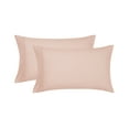 thumbnail image 1 of Mainstays Super Soft Brushed Microfiber Pillowcase Set, Pink Blush, Standard/Queen, 2 Piece, 1 of 7