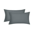 thumbnail image 1 of Mainstays Super Soft Brushed Microfiber Pillowcase Set, Soothing Gray, Standard/Queen, 2 Piece, 1 of 7